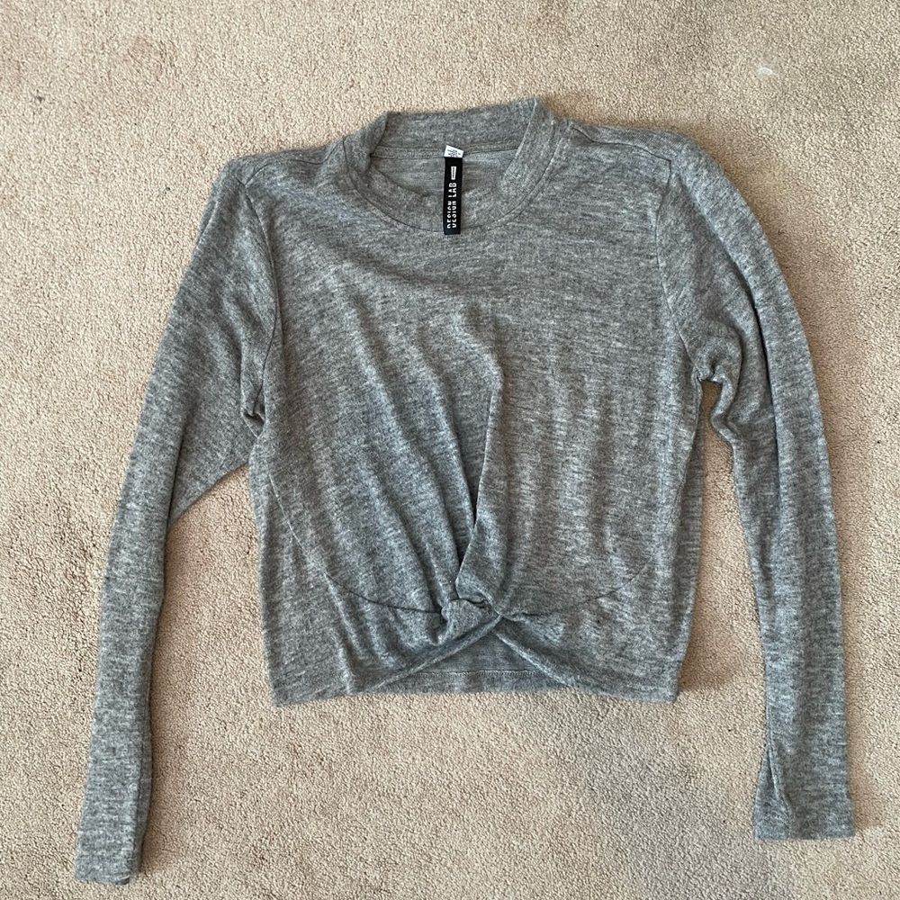 Design Lab mock neck long sleeve shirt